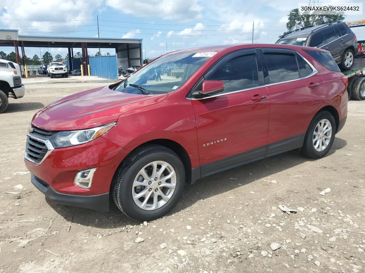 2019 Chevrolet Equinox Lt VIN: 3GNAXKEV9KS624432 Lot: 71204014