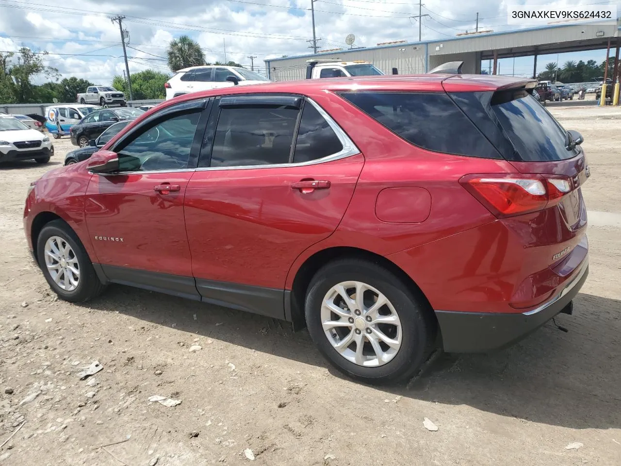 2019 Chevrolet Equinox Lt VIN: 3GNAXKEV9KS624432 Lot: 71204014