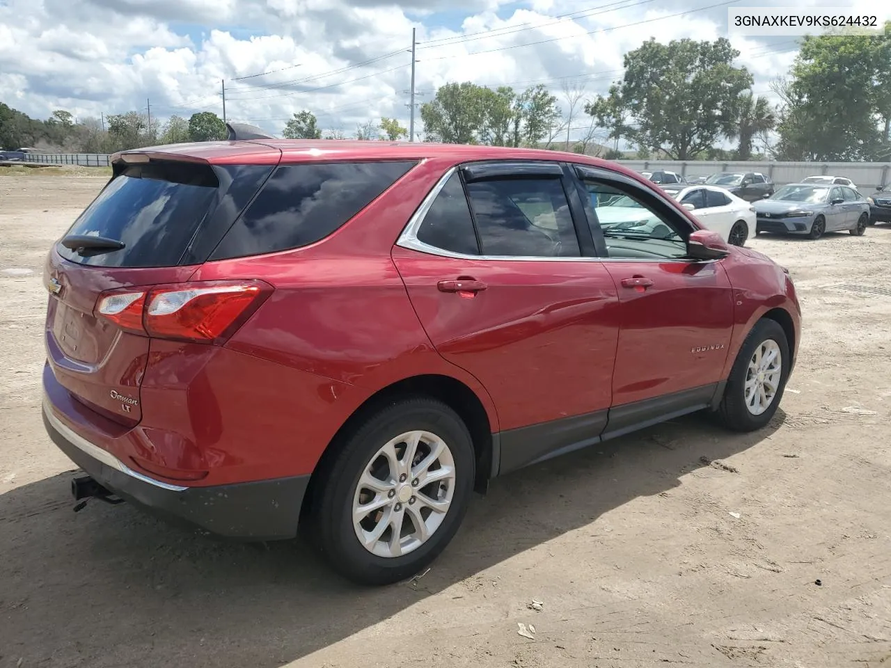 2019 Chevrolet Equinox Lt VIN: 3GNAXKEV9KS624432 Lot: 71204014