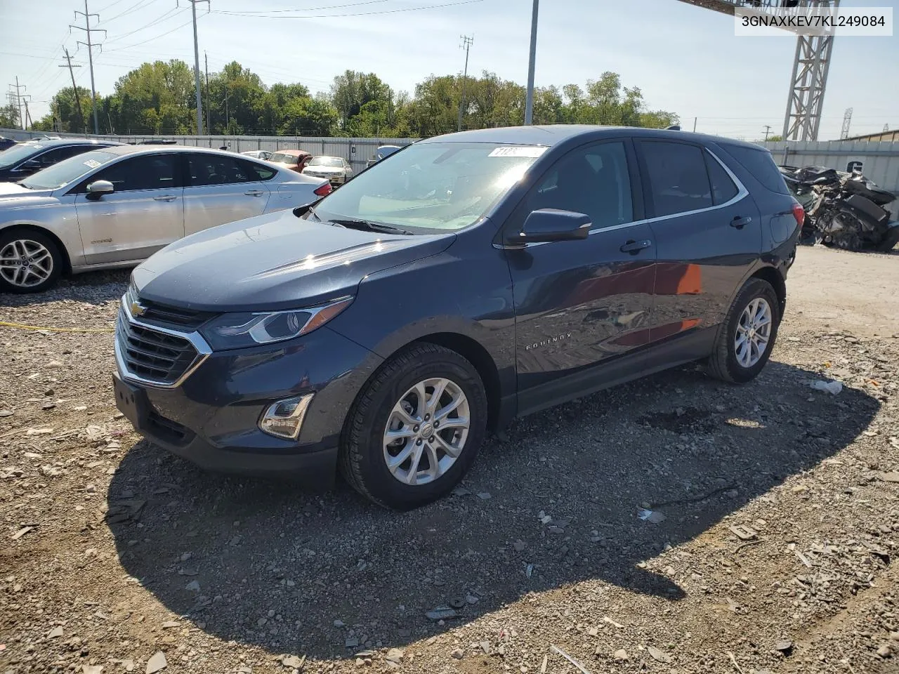 2019 Chevrolet Equinox Lt VIN: 3GNAXKEV7KL249084 Lot: 71233554