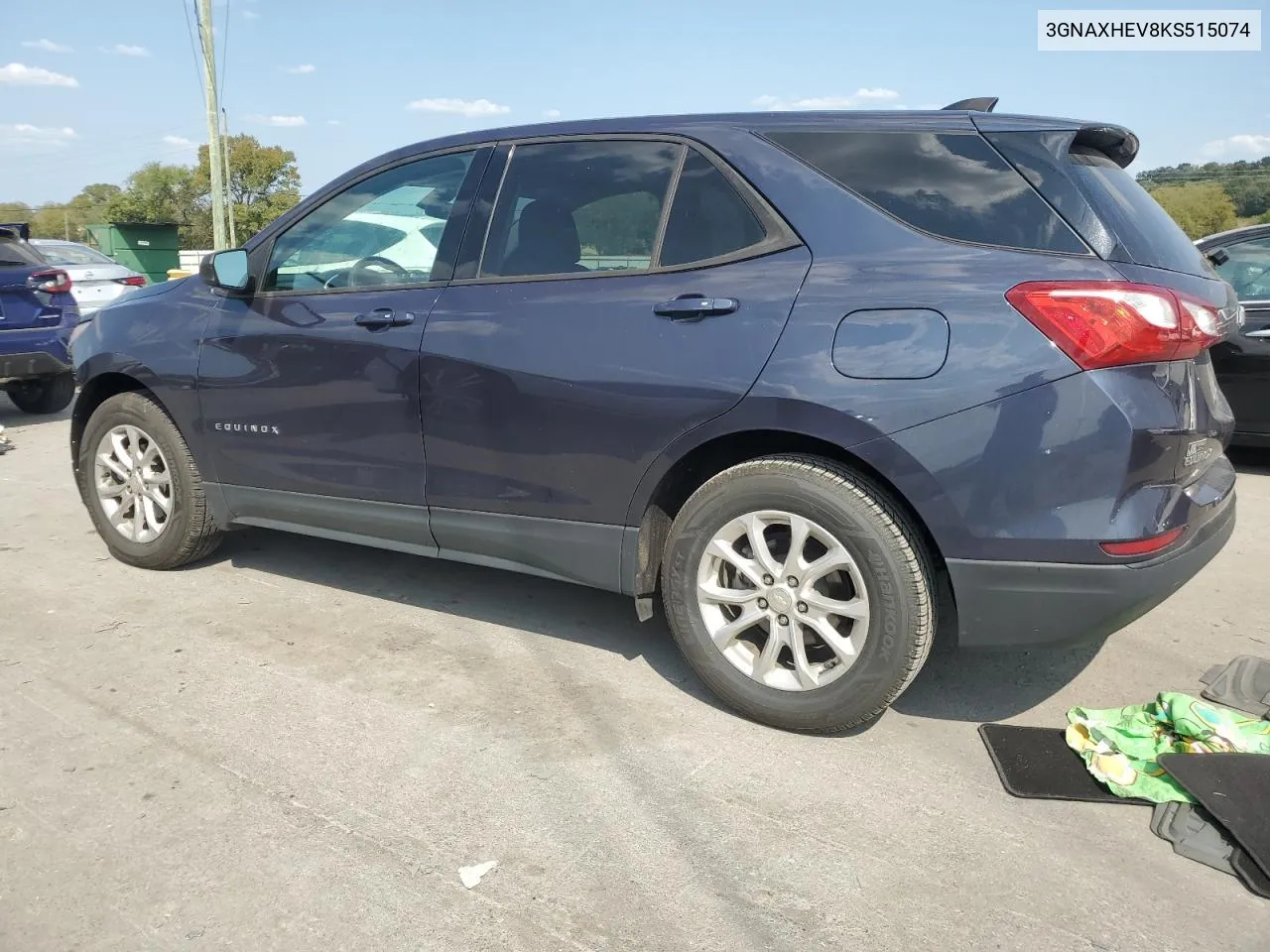 2019 Chevrolet Equinox Ls VIN: 3GNAXHEV8KS515074 Lot: 71251414