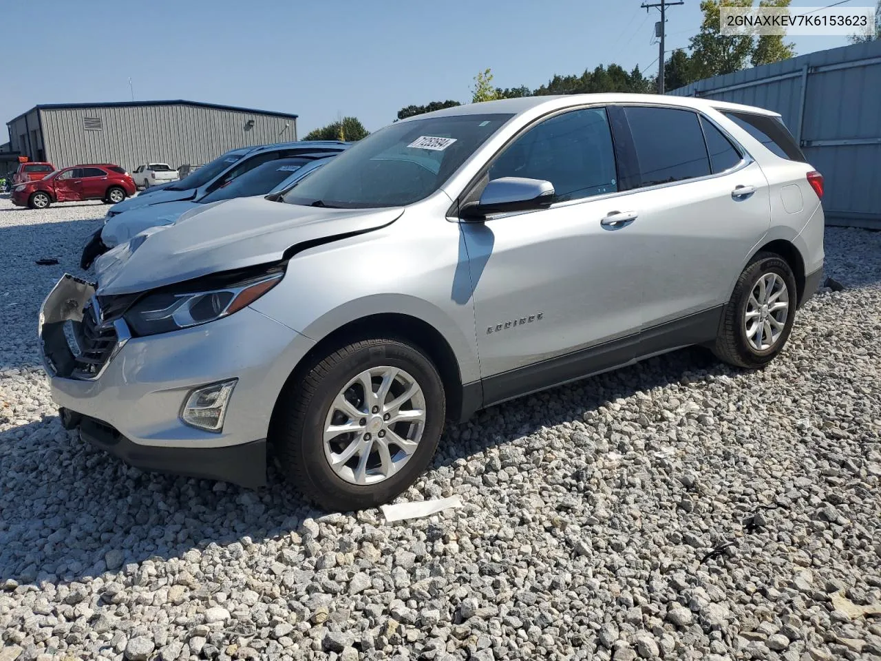 2019 Chevrolet Equinox Lt VIN: 2GNAXKEV7K6153623 Lot: 71252694