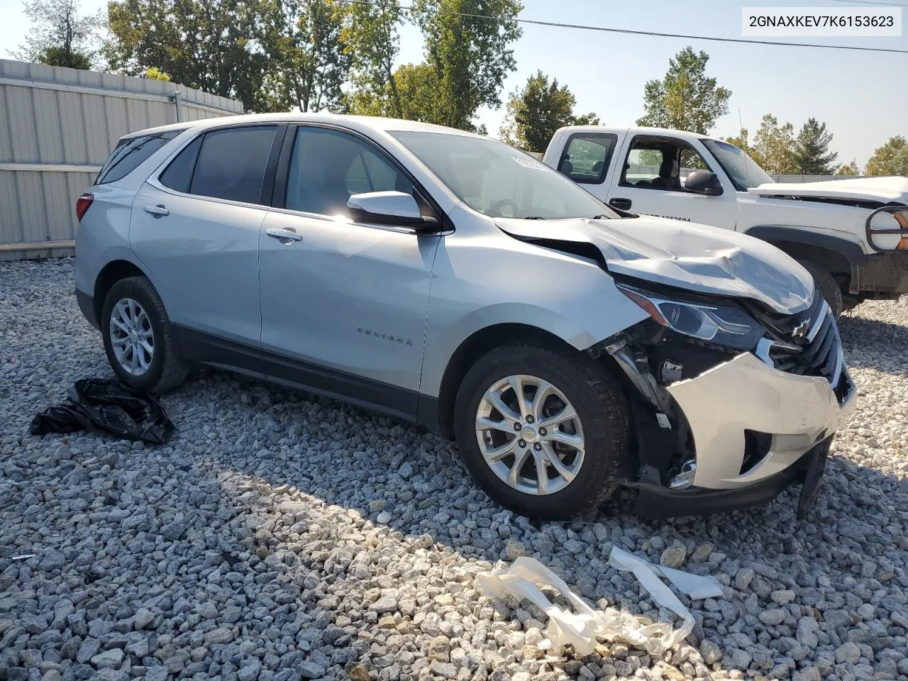 2019 Chevrolet Equinox Lt VIN: 2GNAXKEV7K6153623 Lot: 71252694