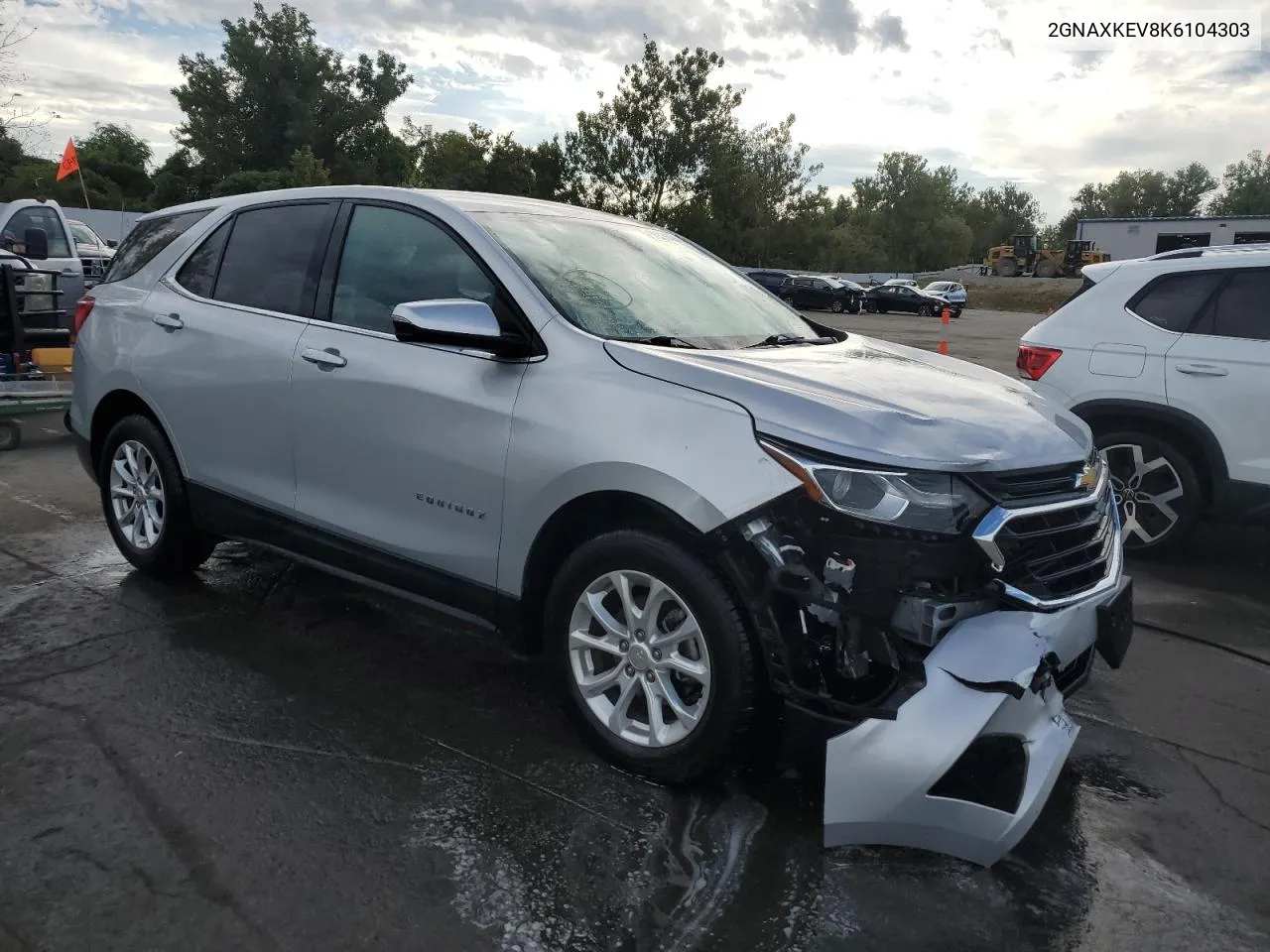 2019 Chevrolet Equinox Lt VIN: 2GNAXKEV8K6104303 Lot: 71398824