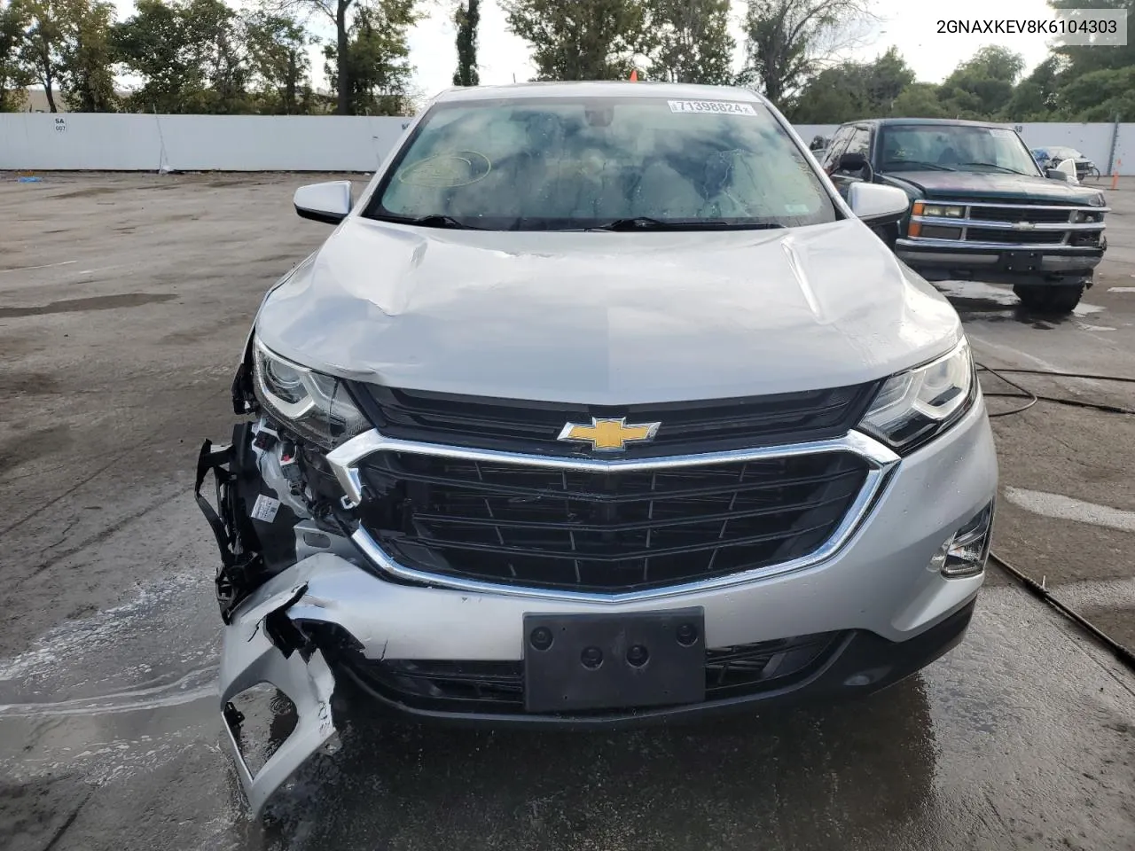 2019 Chevrolet Equinox Lt VIN: 2GNAXKEV8K6104303 Lot: 71398824