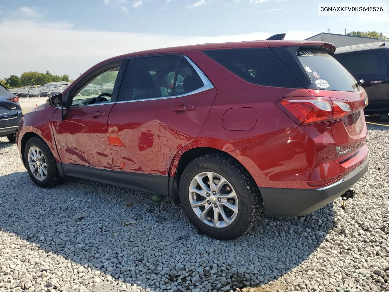 2019 Chevrolet Equinox Lt VIN: 3GNAXKEV0KS646576 Lot: 71456984