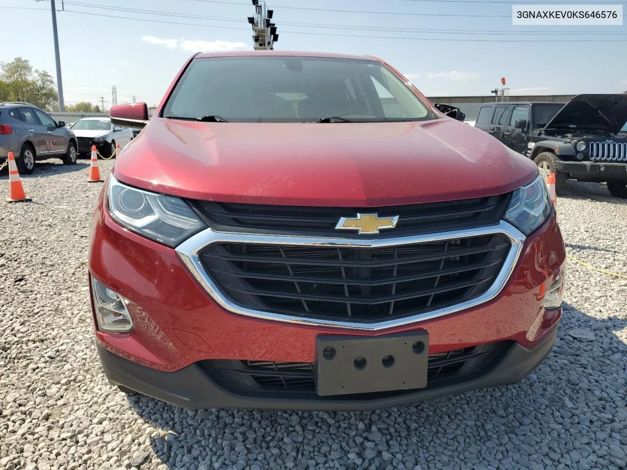 2019 Chevrolet Equinox Lt VIN: 3GNAXKEV0KS646576 Lot: 71456984