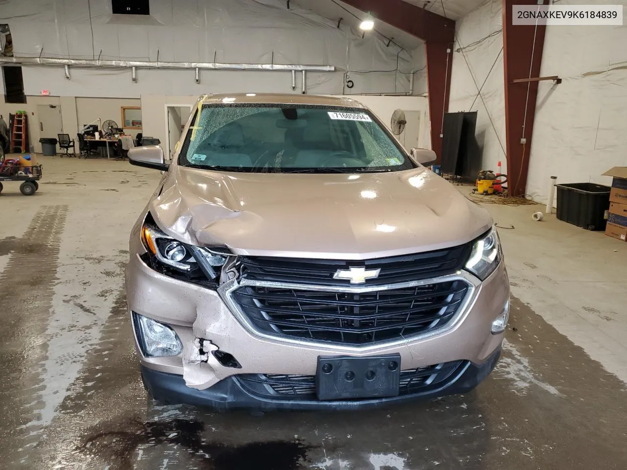 2019 Chevrolet Equinox Lt VIN: 2GNAXKEV9K6184839 Lot: 71605594