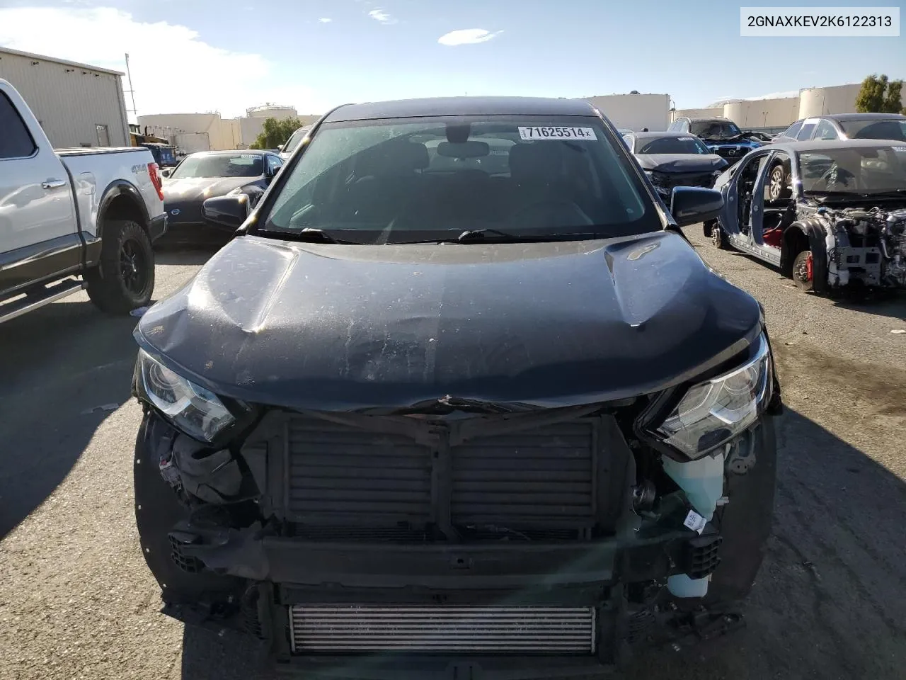 2019 Chevrolet Equinox Lt VIN: 2GNAXKEV2K6122313 Lot: 71625514