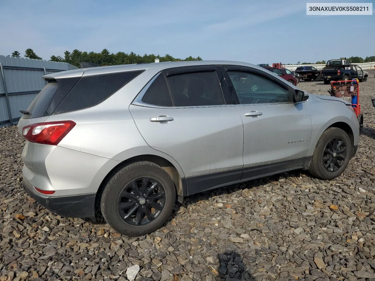 2019 Chevrolet Equinox Lt VIN: 3GNAXUEV0KS508211 Lot: 71642044