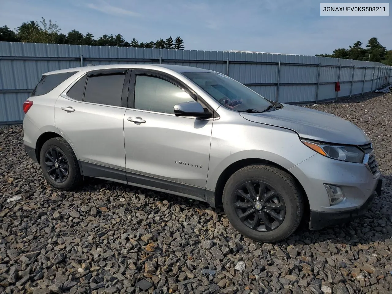 2019 Chevrolet Equinox Lt VIN: 3GNAXUEV0KS508211 Lot: 71642044