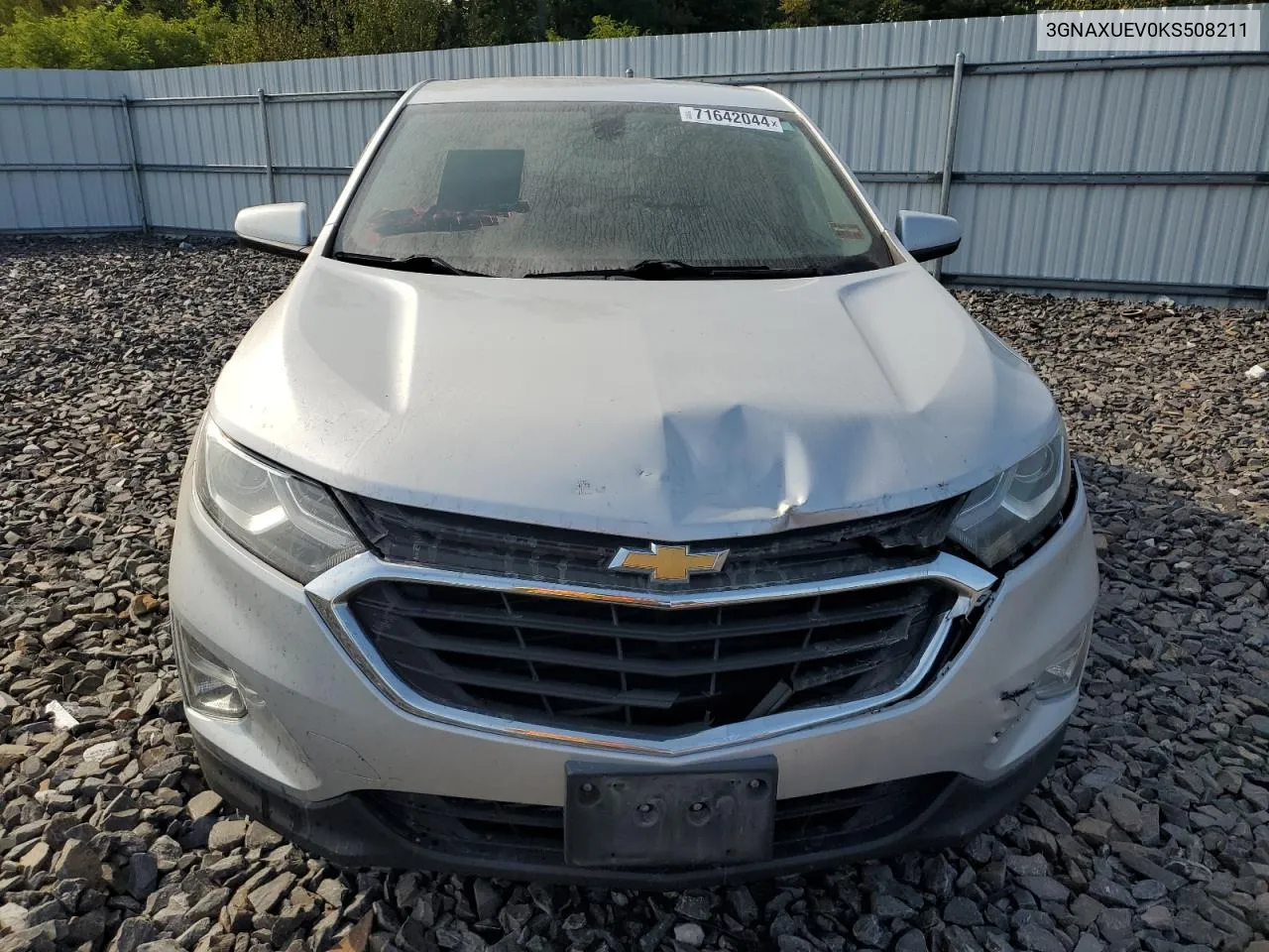 2019 Chevrolet Equinox Lt VIN: 3GNAXUEV0KS508211 Lot: 71642044