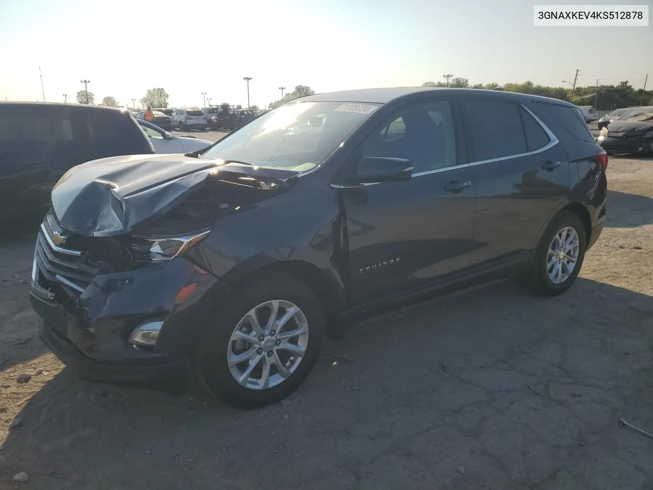 3GNAXKEV4KS512878 2019 Chevrolet Equinox Lt