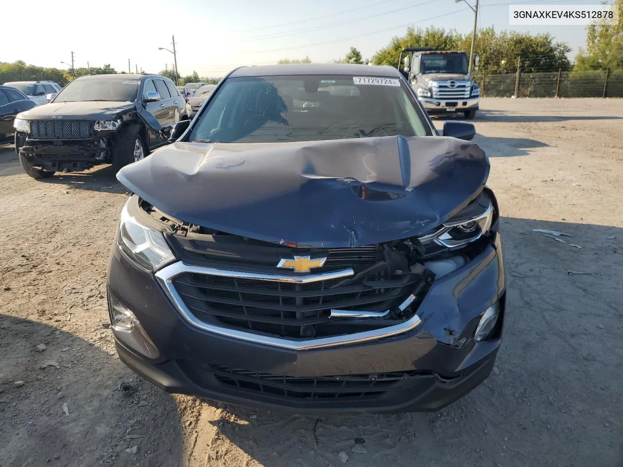 2019 Chevrolet Equinox Lt VIN: 3GNAXKEV4KS512878 Lot: 71729724