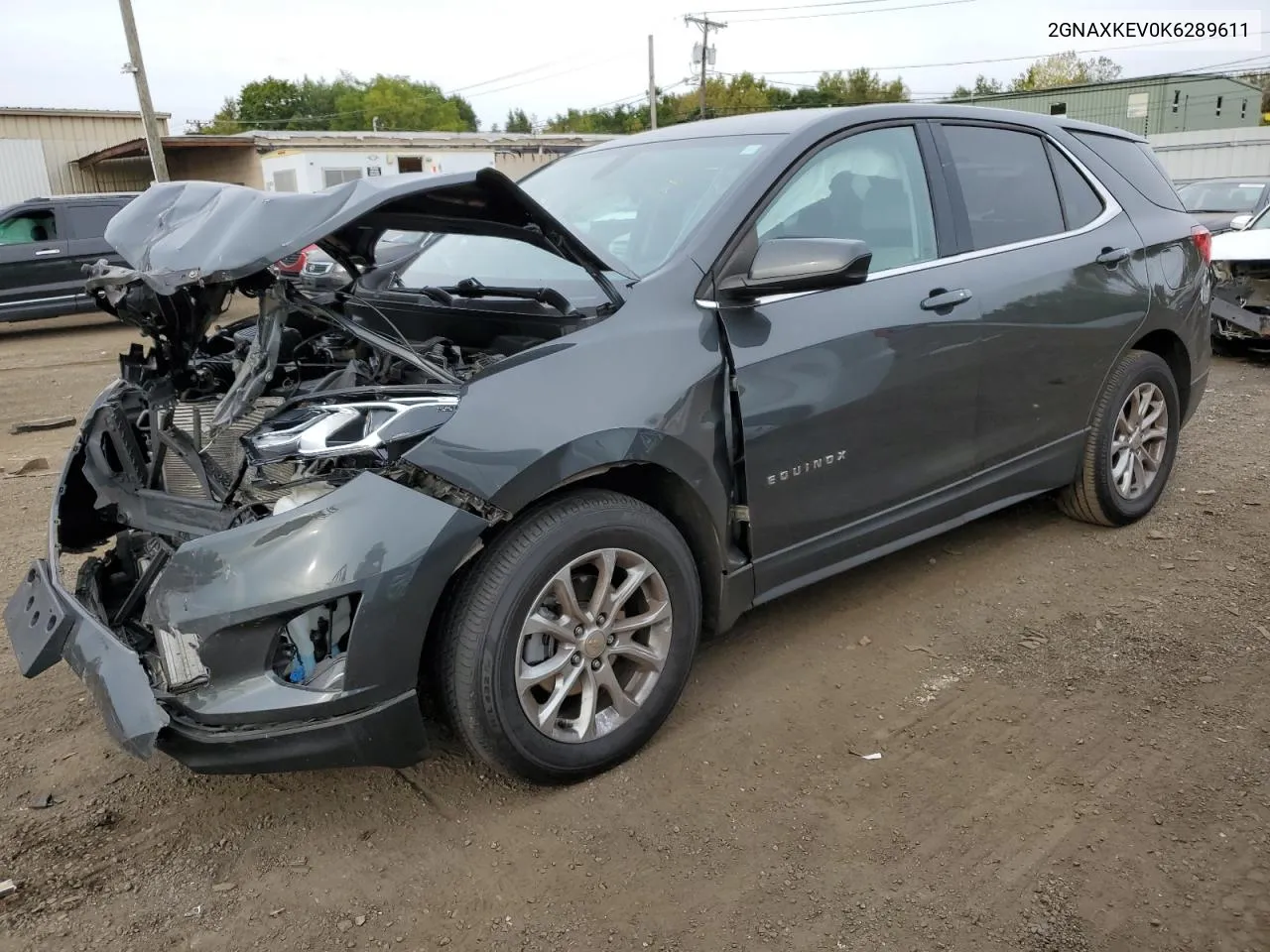 2019 Chevrolet Equinox Lt VIN: 2GNAXKEV0K6289611 Lot: 71735424