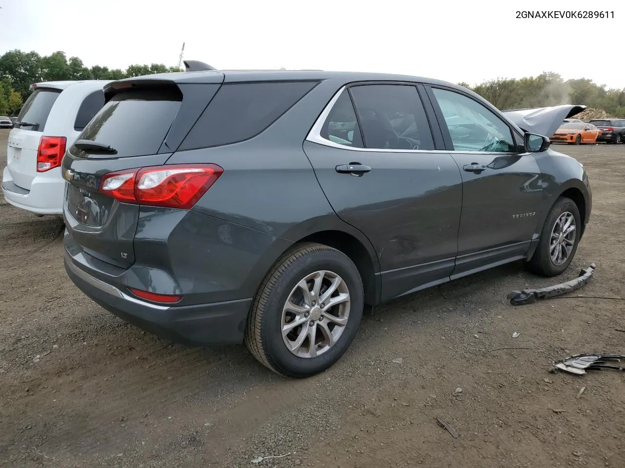 2019 Chevrolet Equinox Lt VIN: 2GNAXKEV0K6289611 Lot: 71735424