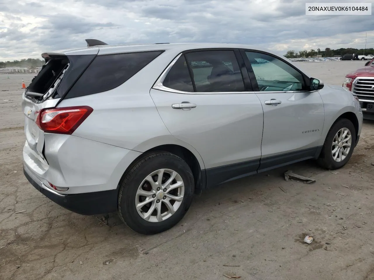 2019 Chevrolet Equinox Lt VIN: 2GNAXUEV0K6104484 Lot: 71740554