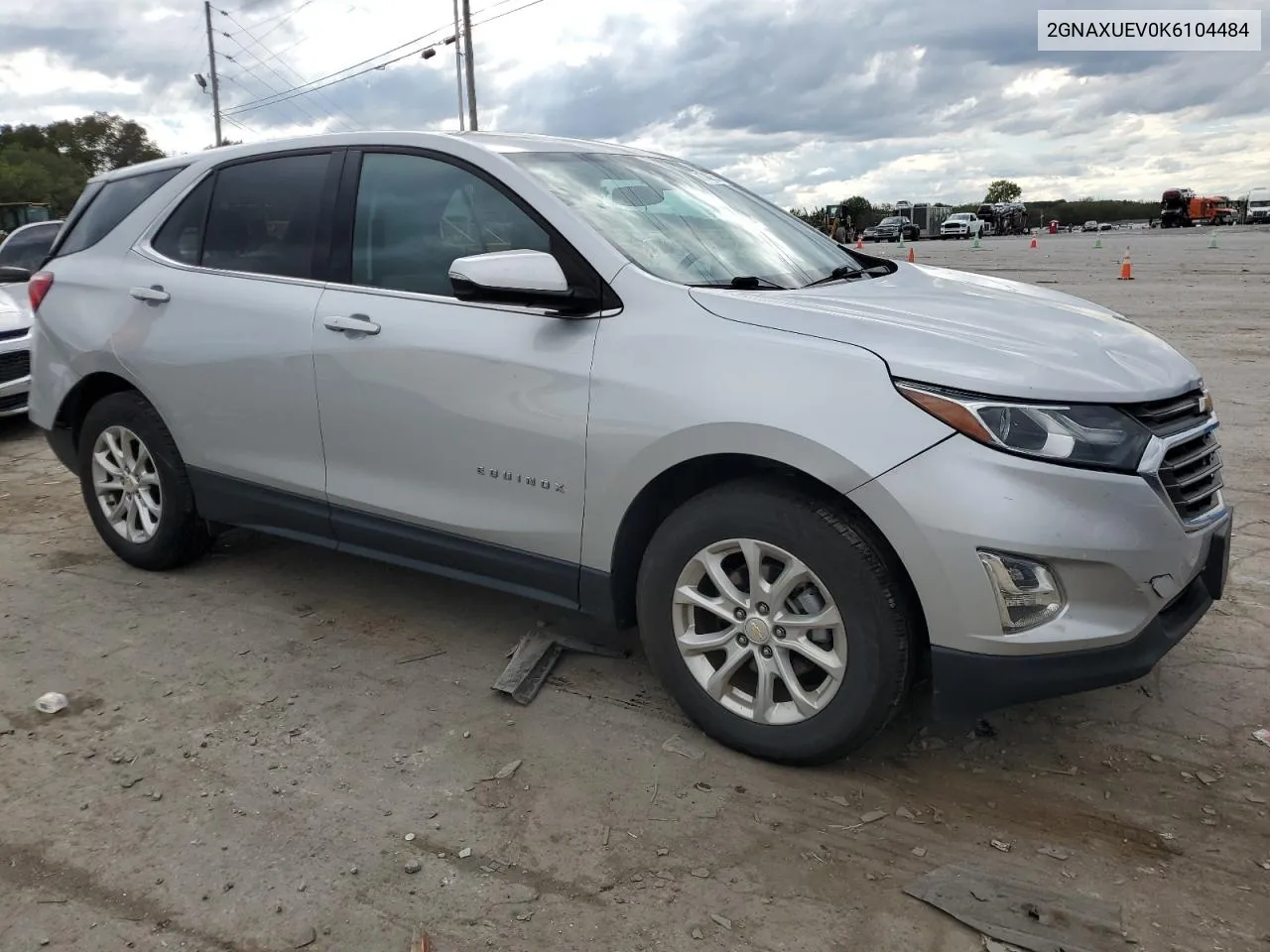 2019 Chevrolet Equinox Lt VIN: 2GNAXUEV0K6104484 Lot: 71740554