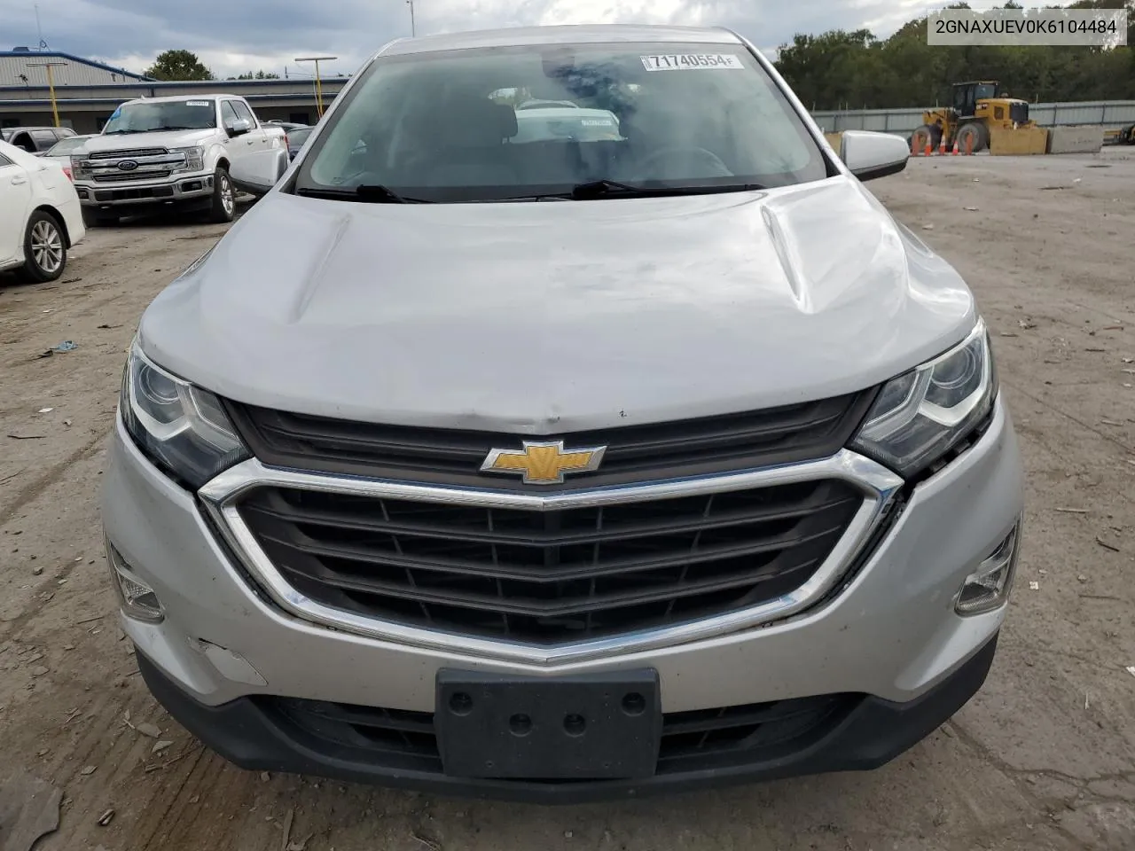 2019 Chevrolet Equinox Lt VIN: 2GNAXUEV0K6104484 Lot: 71740554