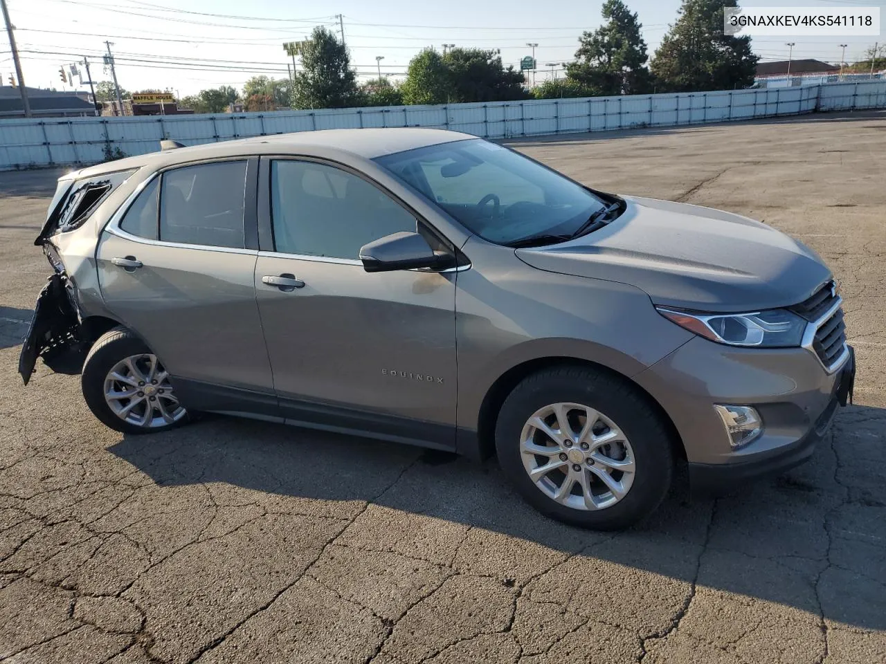 2019 Chevrolet Equinox Lt VIN: 3GNAXKEV4KS541118 Lot: 71751864