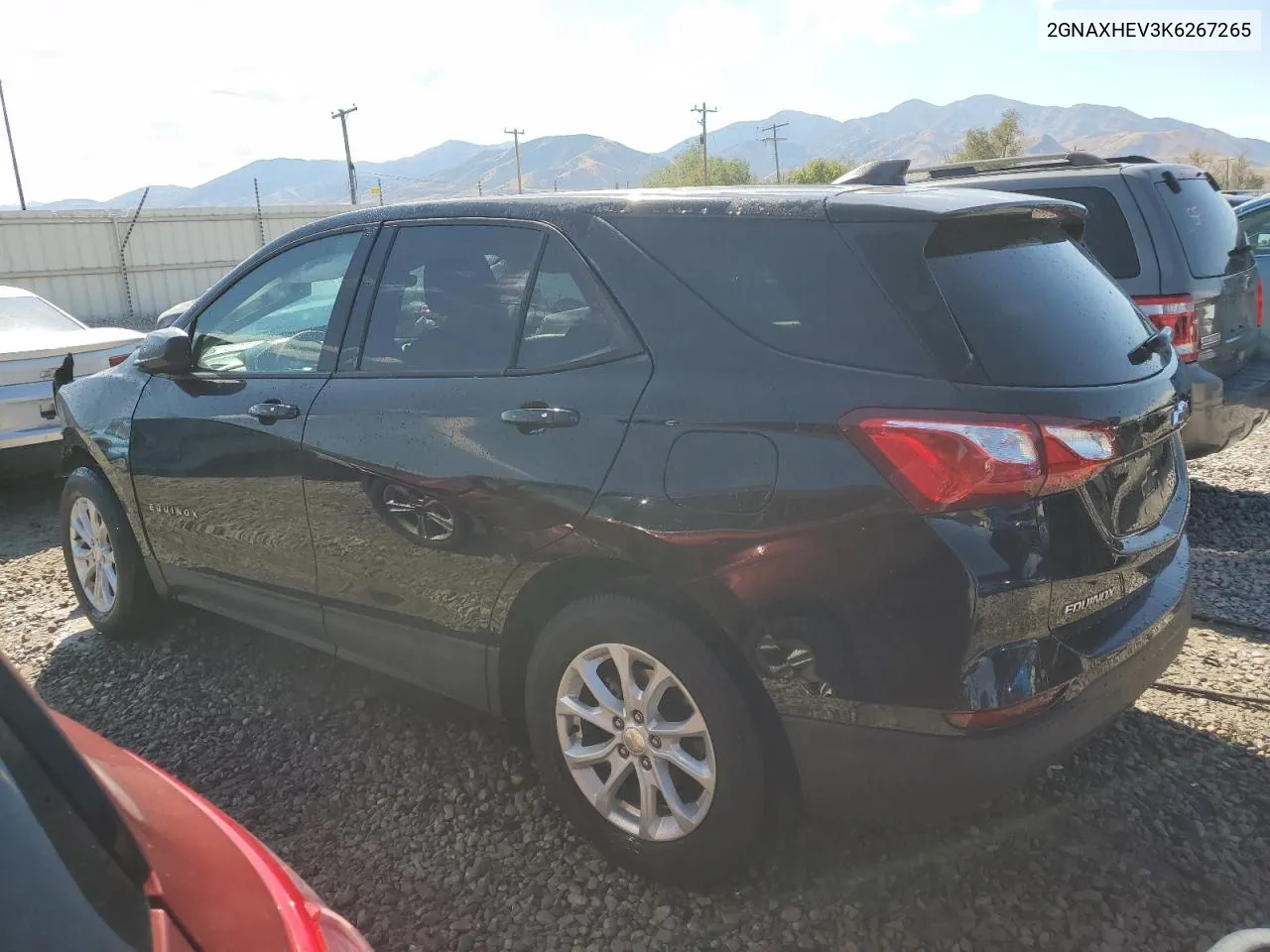 2019 Chevrolet Equinox Ls VIN: 2GNAXHEV3K6267265 Lot: 71846434