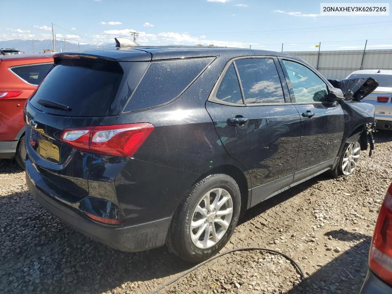 2019 Chevrolet Equinox Ls VIN: 2GNAXHEV3K6267265 Lot: 71846434