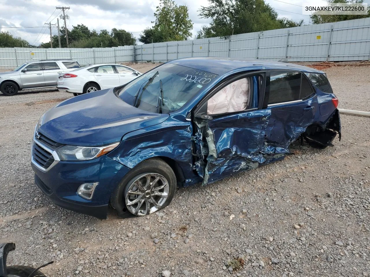 2019 Chevrolet Equinox Lt VIN: 3GNAXKEV7KL222600 Lot: 71863603