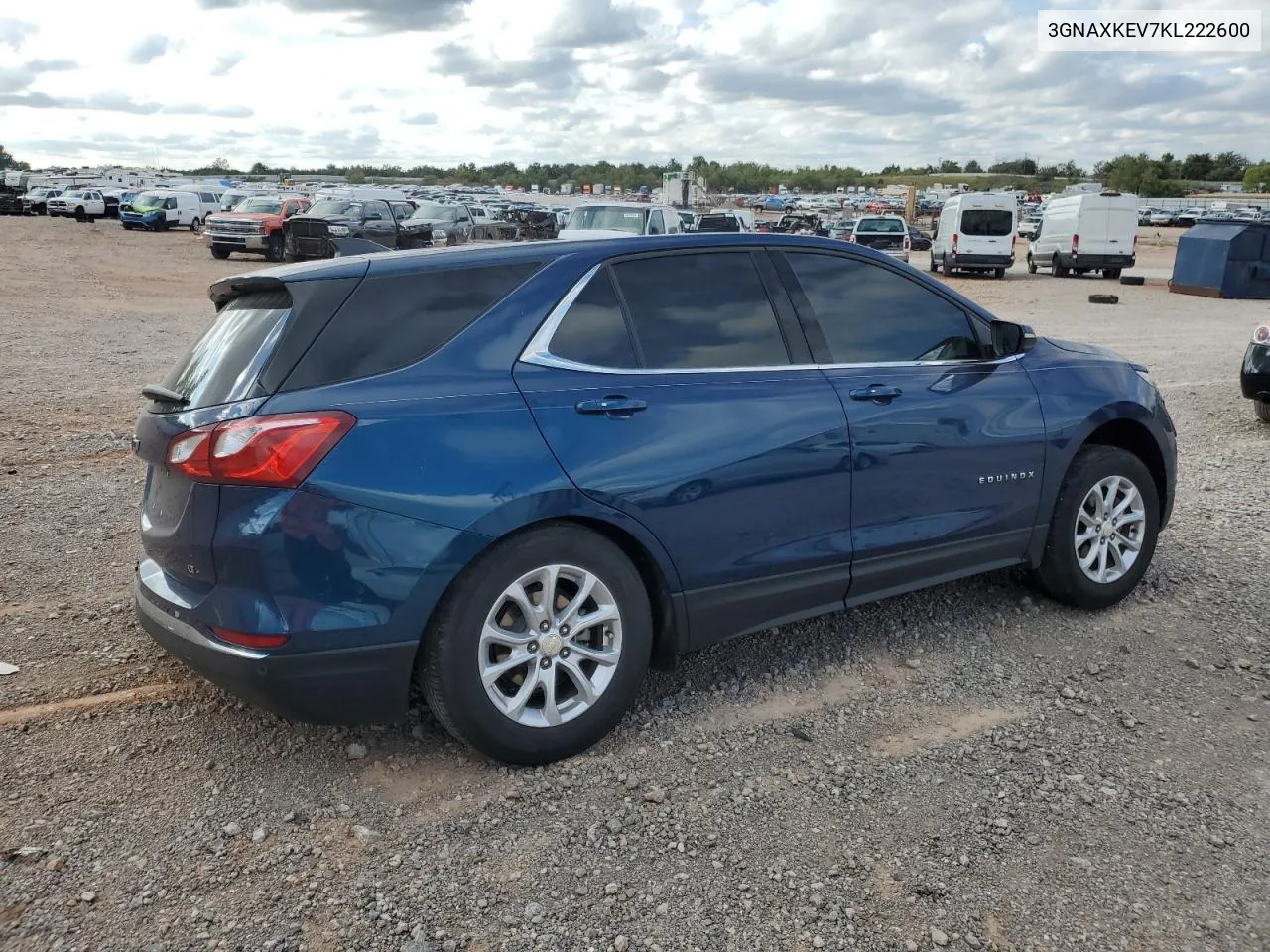 2019 Chevrolet Equinox Lt VIN: 3GNAXKEV7KL222600 Lot: 71863603