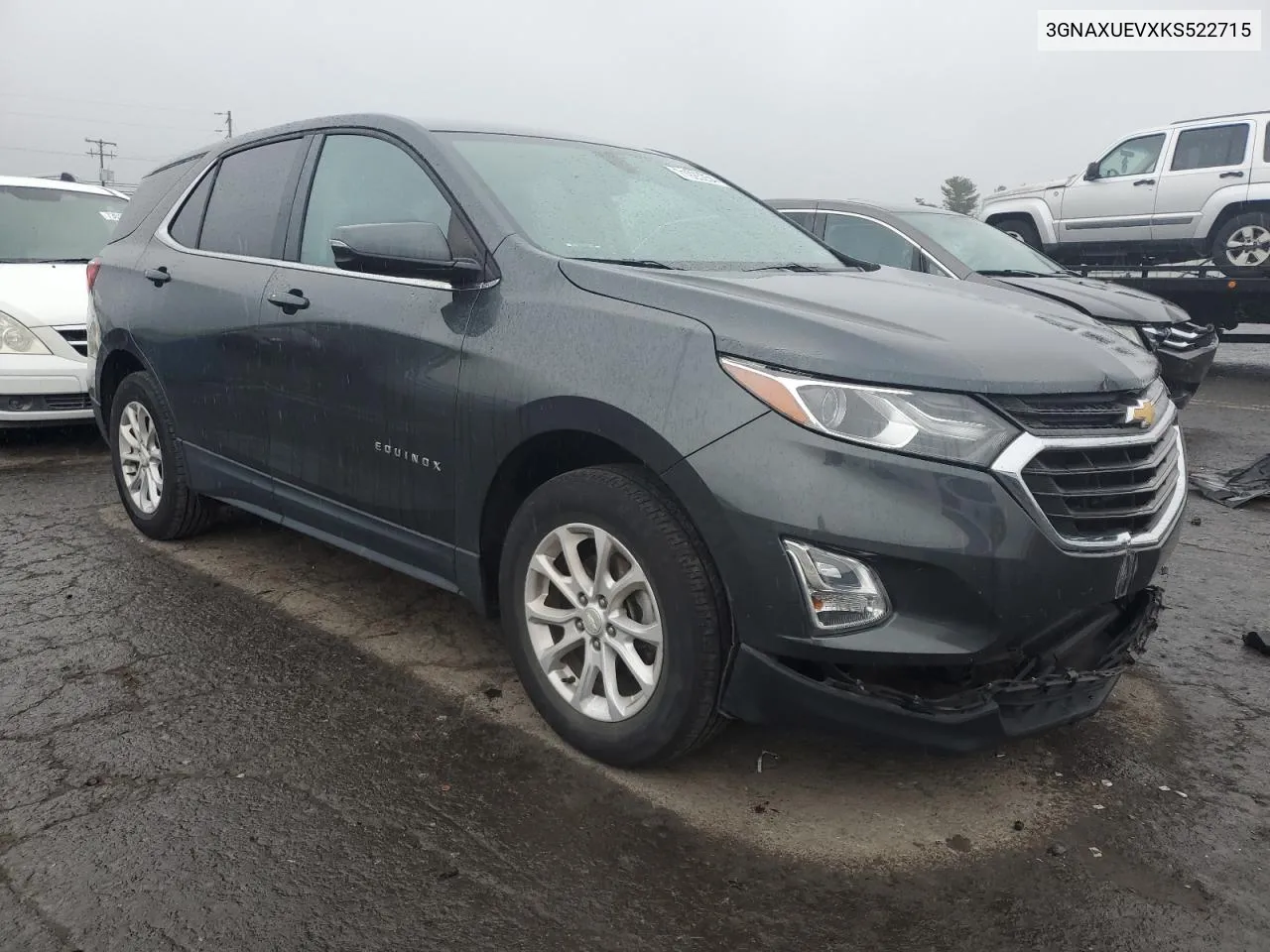 2019 Chevrolet Equinox Lt VIN: 3GNAXUEVXKS522715 Lot: 71925254