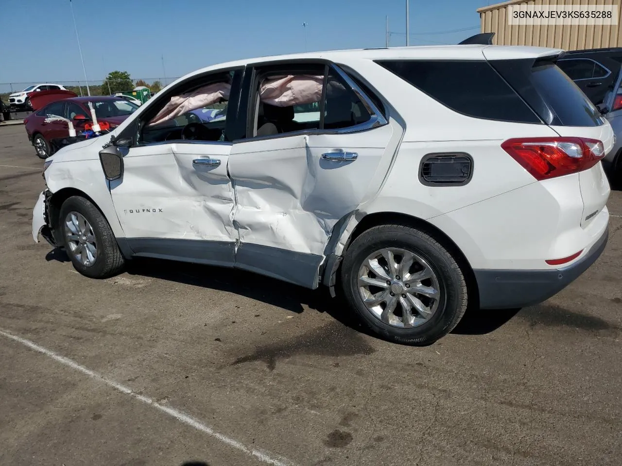 2019 Chevrolet Equinox Lt VIN: 3GNAXJEV3KS635288 Lot: 71954944