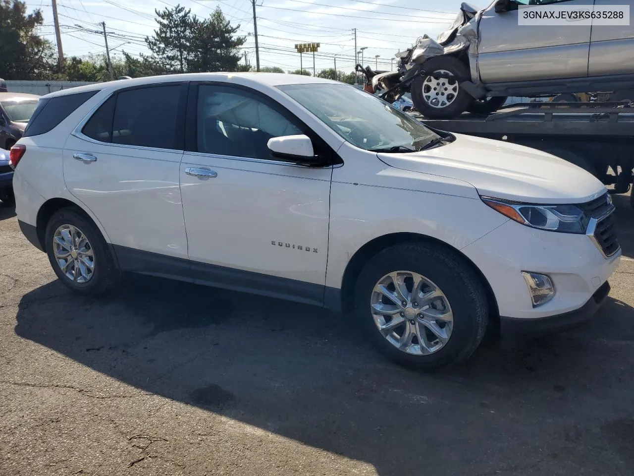 2019 Chevrolet Equinox Lt VIN: 3GNAXJEV3KS635288 Lot: 71954944