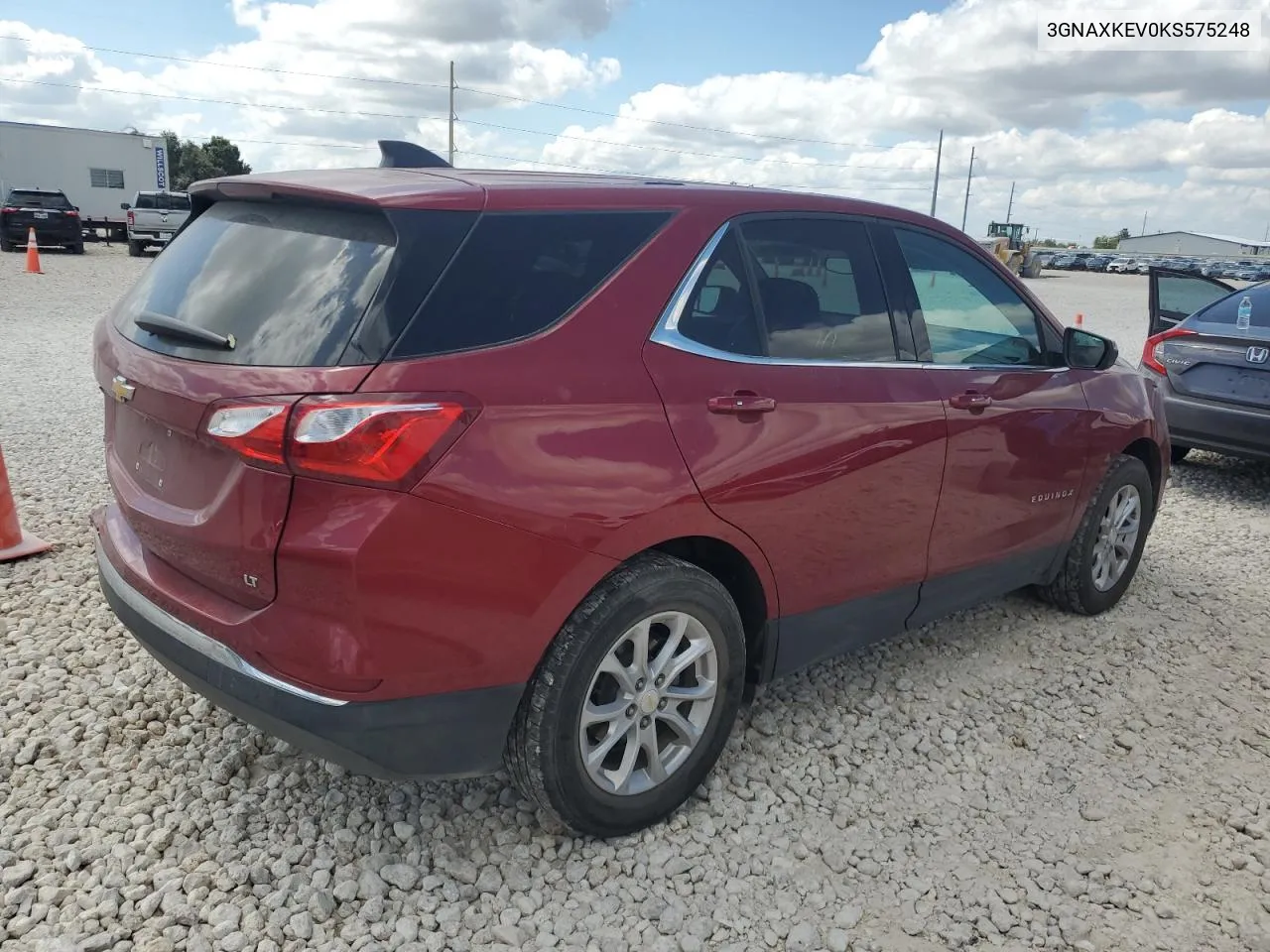 2019 Chevrolet Equinox Lt VIN: 3GNAXKEV0KS575248 Lot: 71960914