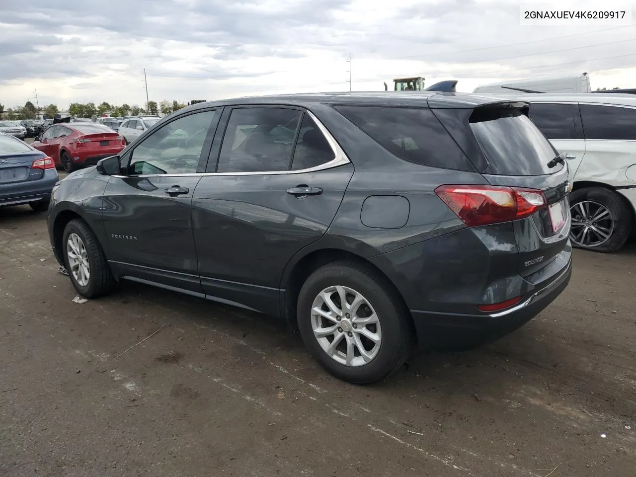 2019 Chevrolet Equinox Lt VIN: 2GNAXUEV4K6209917 Lot: 72160044