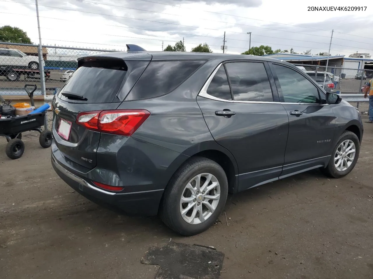 2019 Chevrolet Equinox Lt VIN: 2GNAXUEV4K6209917 Lot: 72160044