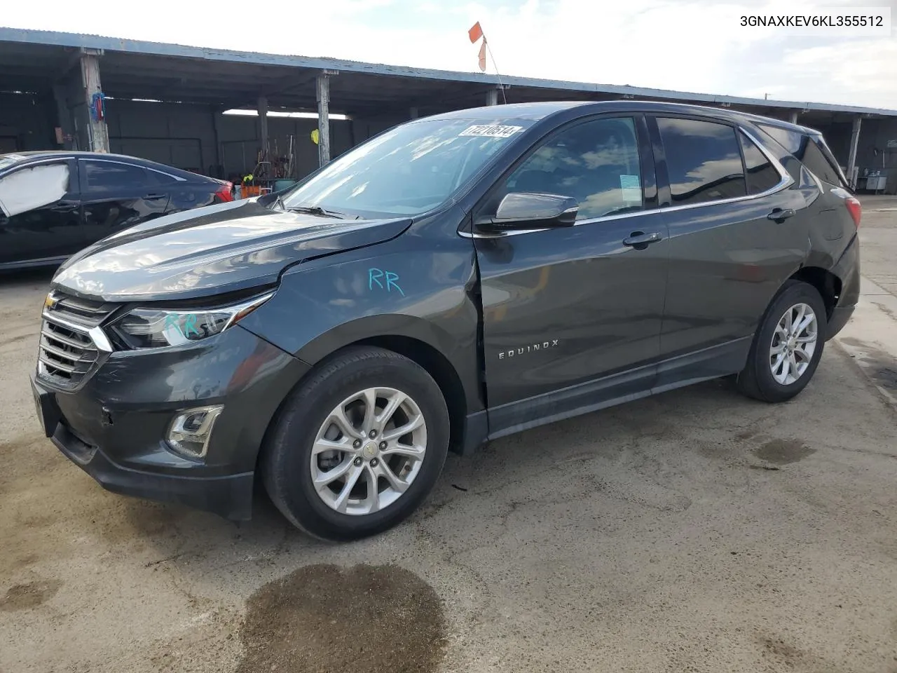 2019 Chevrolet Equinox Lt VIN: 3GNAXKEV6KL355512 Lot: 72210514