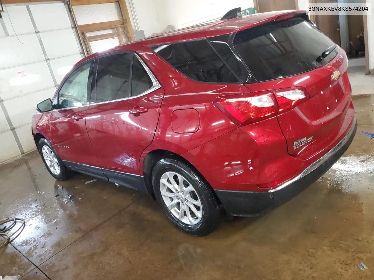 2019 Chevrolet Equinox Lt VIN: 3GNAXKEV8KS574204 Lot: 72263324