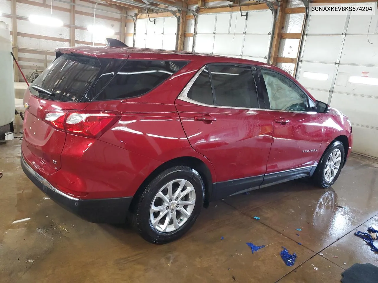 2019 Chevrolet Equinox Lt VIN: 3GNAXKEV8KS574204 Lot: 72263324