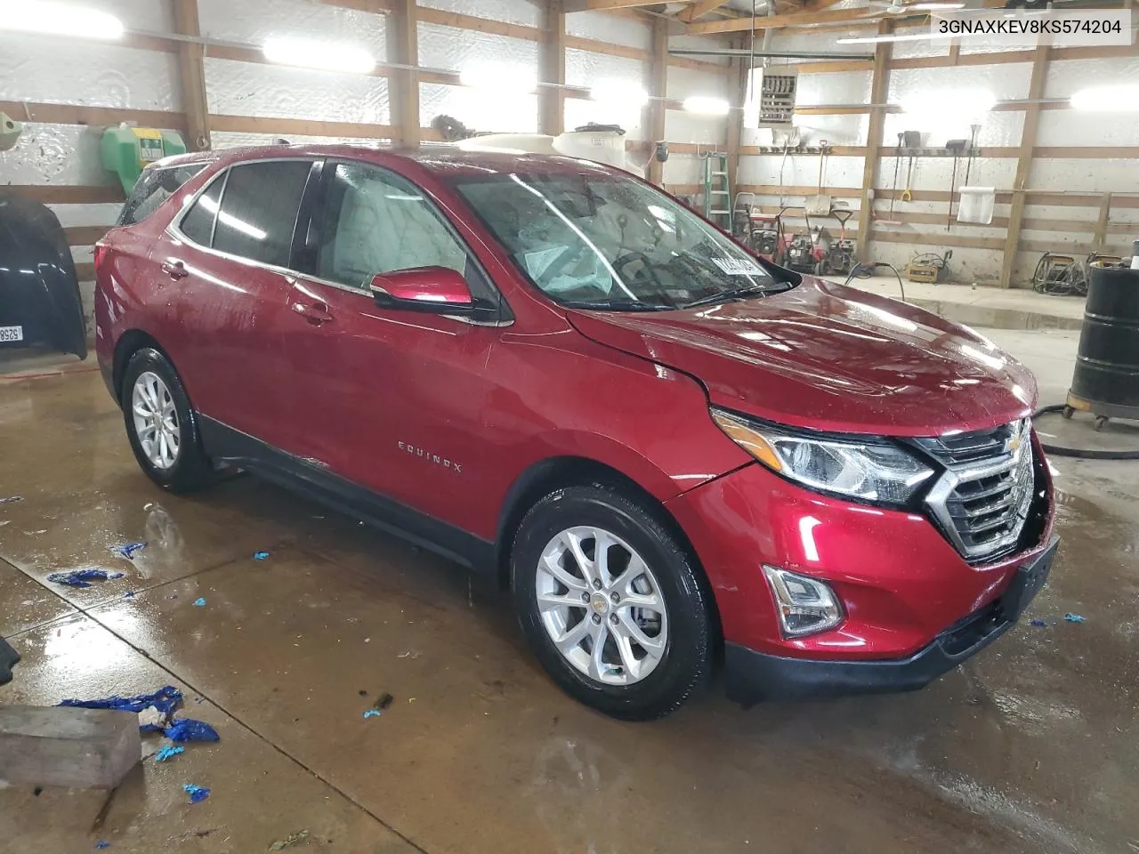 2019 Chevrolet Equinox Lt VIN: 3GNAXKEV8KS574204 Lot: 72263324