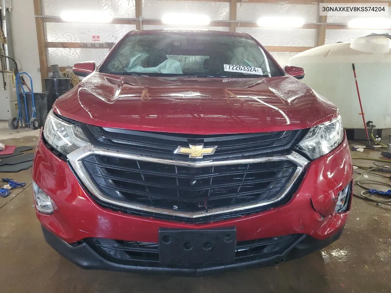 2019 Chevrolet Equinox Lt VIN: 3GNAXKEV8KS574204 Lot: 72263324