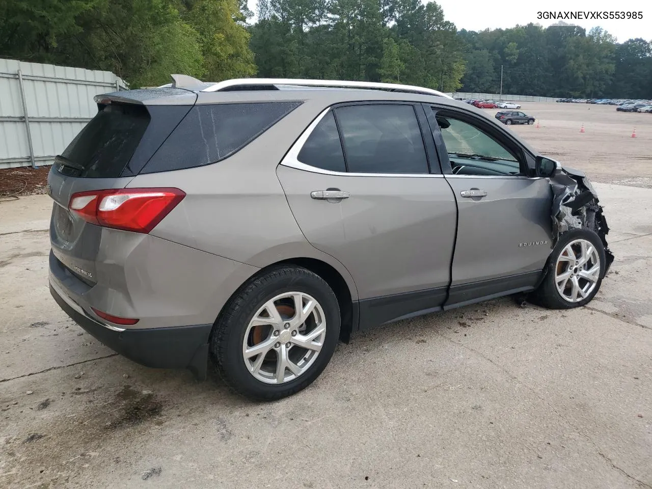 2019 Chevrolet Equinox Premier VIN: 3GNAXNEVXKS553985 Lot: 72319784