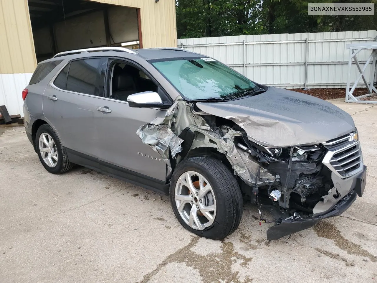 2019 Chevrolet Equinox Premier VIN: 3GNAXNEVXKS553985 Lot: 72319784