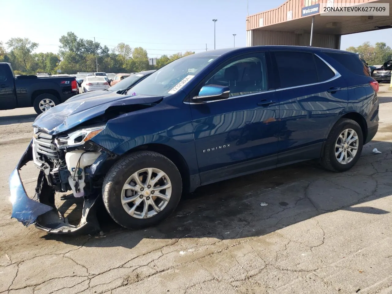 2019 Chevrolet Equinox Lt VIN: 2GNAXTEV0K6277609 Lot: 72325864