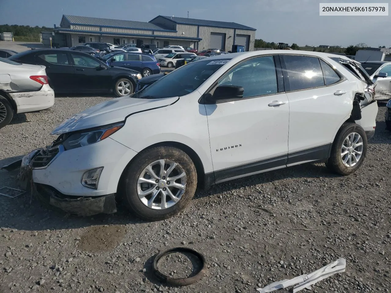 2019 Chevrolet Equinox Ls VIN: 2GNAXHEV5K6157978 Lot: 72331874