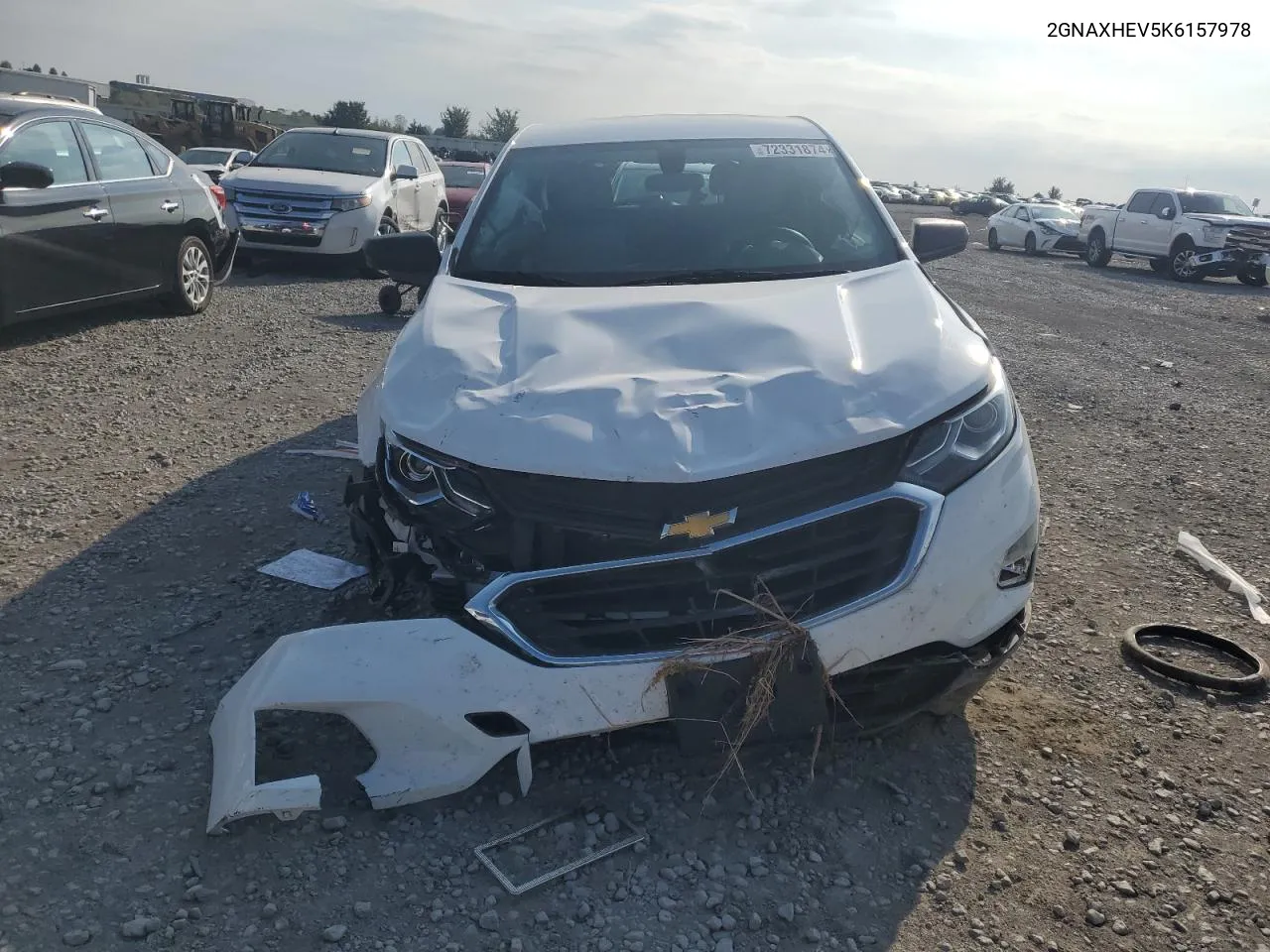 2019 Chevrolet Equinox Ls VIN: 2GNAXHEV5K6157978 Lot: 72331874