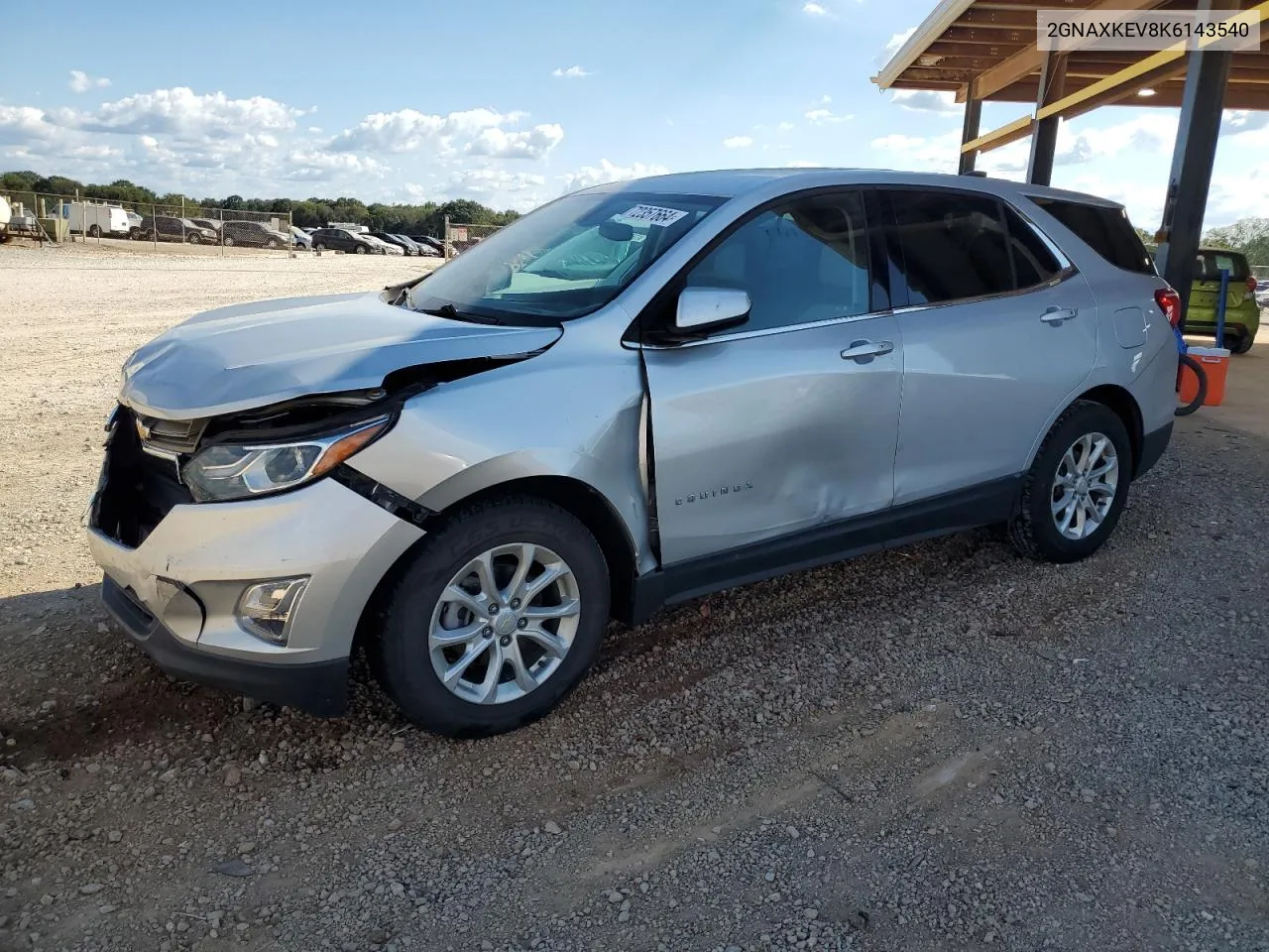 2019 Chevrolet Equinox Lt VIN: 2GNAXKEV8K6143540 Lot: 72357664