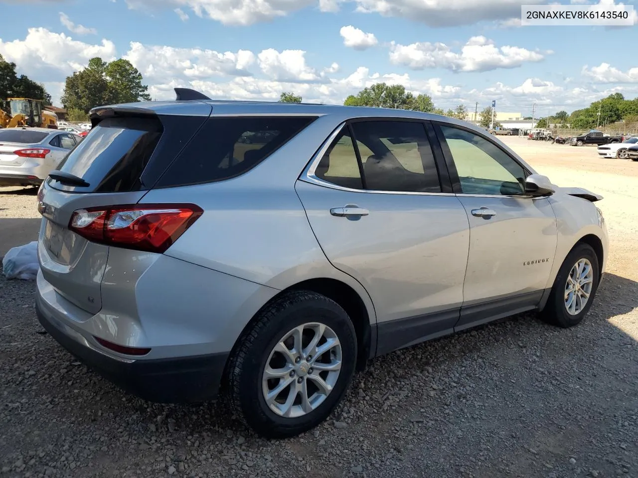 2019 Chevrolet Equinox Lt VIN: 2GNAXKEV8K6143540 Lot: 72357664