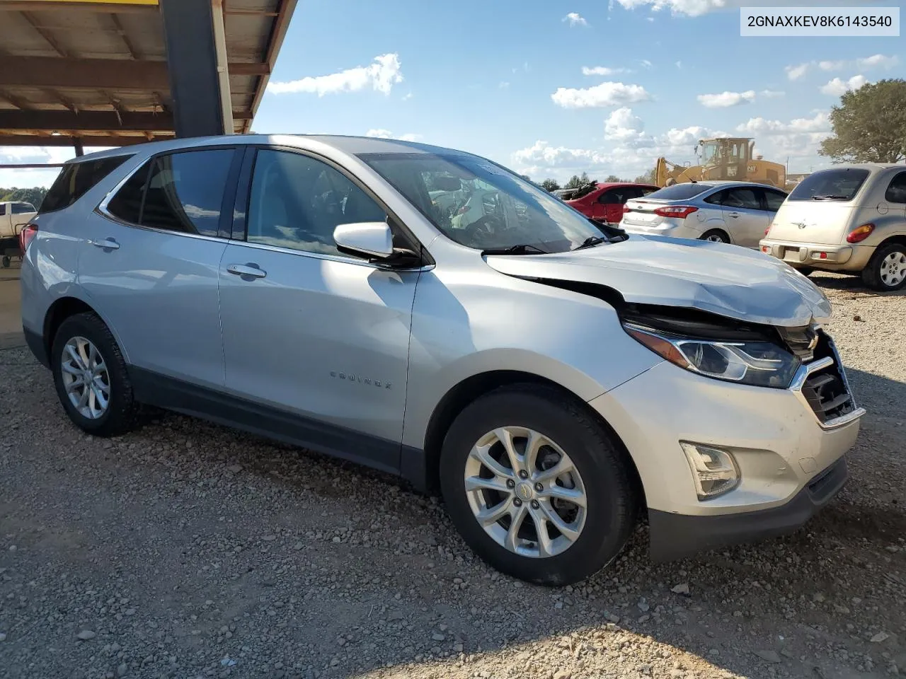 2019 Chevrolet Equinox Lt VIN: 2GNAXKEV8K6143540 Lot: 72357664