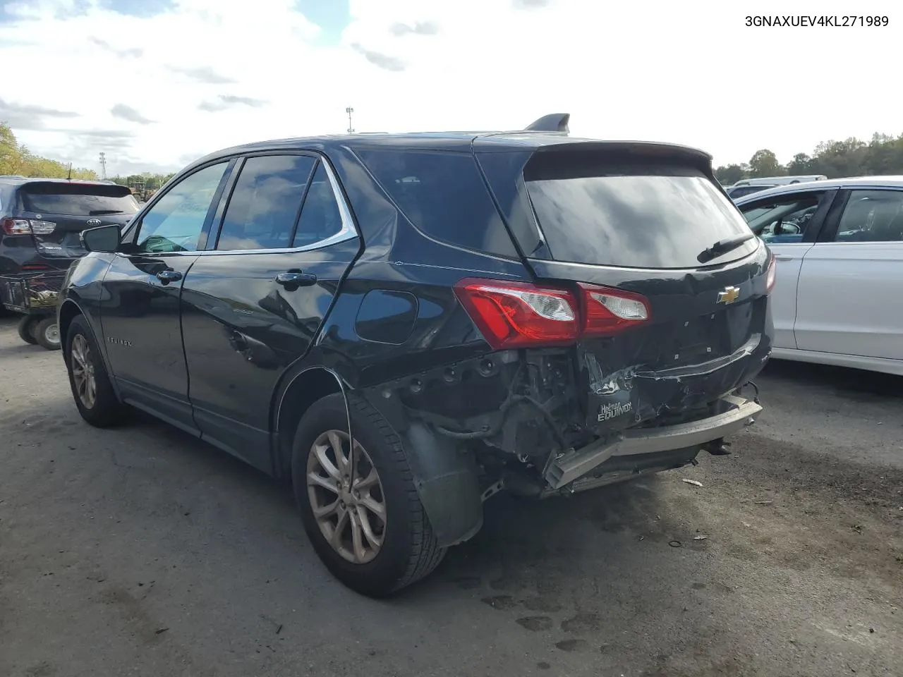 2019 Chevrolet Equinox Lt VIN: 3GNAXUEV4KL271989 Lot: 72423174