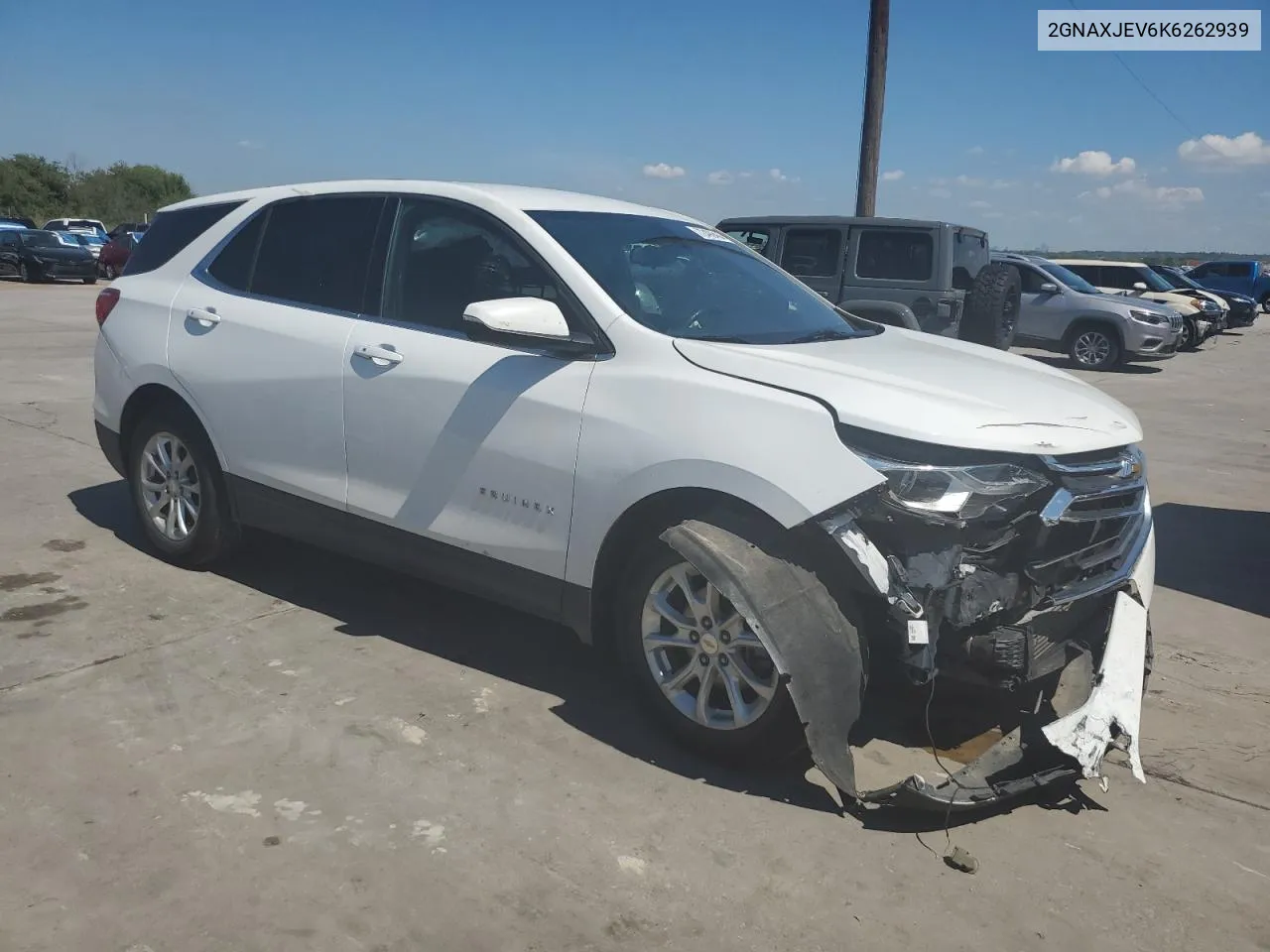 2019 Chevrolet Equinox Lt VIN: 2GNAXJEV6K6262939 Lot: 72499464