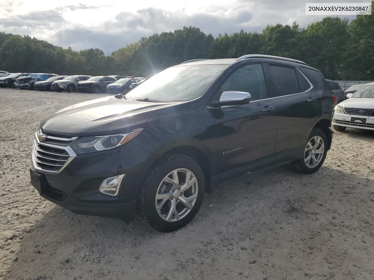 2019 Chevrolet Equinox Premier VIN: 2GNAXXEV2K6230847 Lot: 72515054